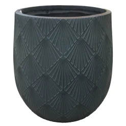 Tuindecoratie>Pot Alisa donkergroen 22 cm