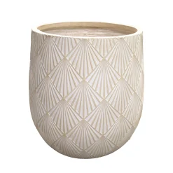 Tuindecoratie>Pot Alisa sand 22 cm