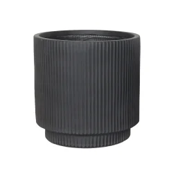 O'malley Tuindecoratie>Pot Cardella wash black 24 cm