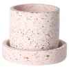 Natural Collections Vazen En Potten>Pot cement roze 10 x 9 cm