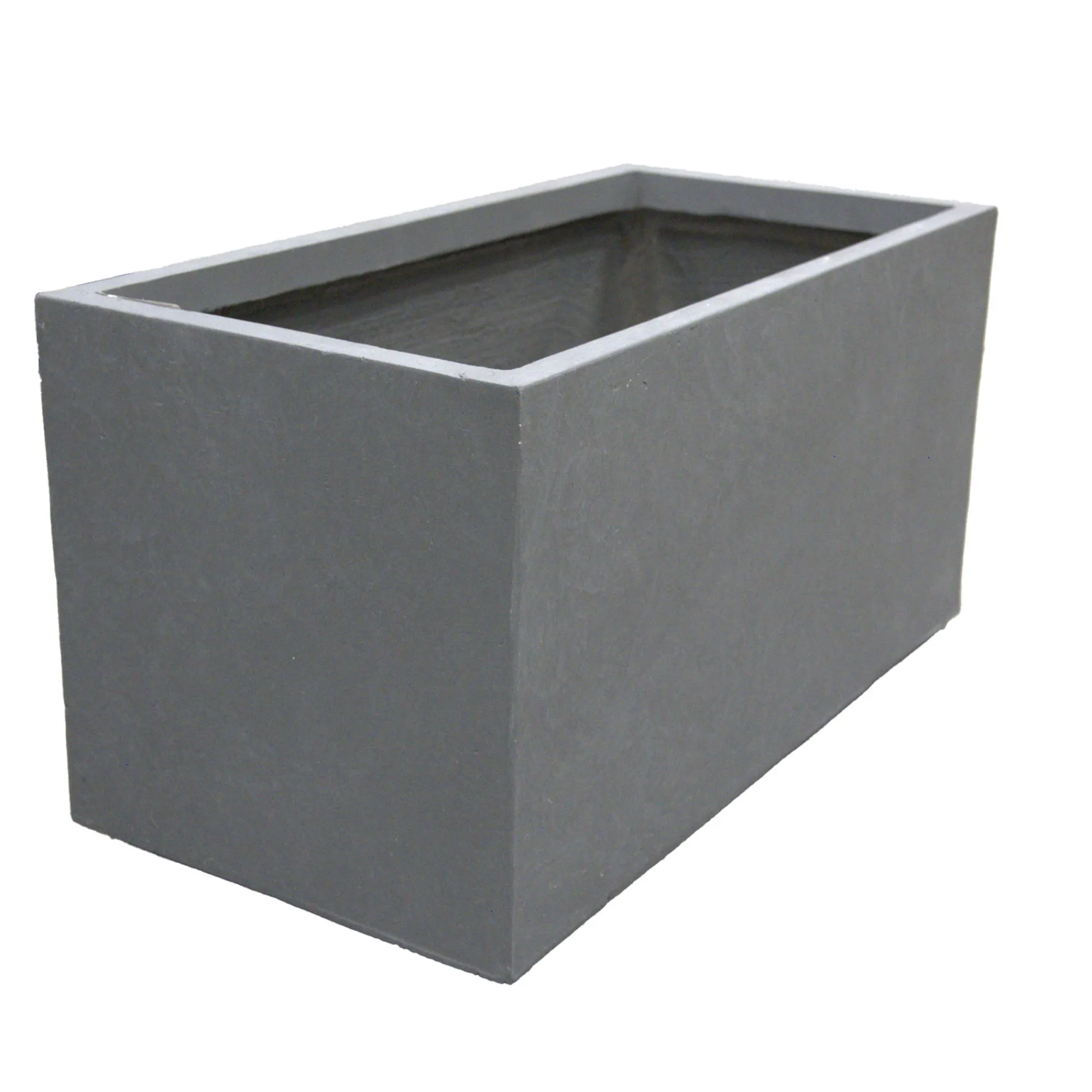 Mega Collections Tuindecoratie>Pot Clayfibre Bigular auth. grey 60 cm