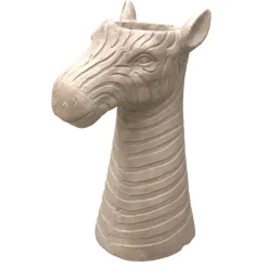 O'malley Tuindecoratie>Pot giraffe wash brown 40 cm