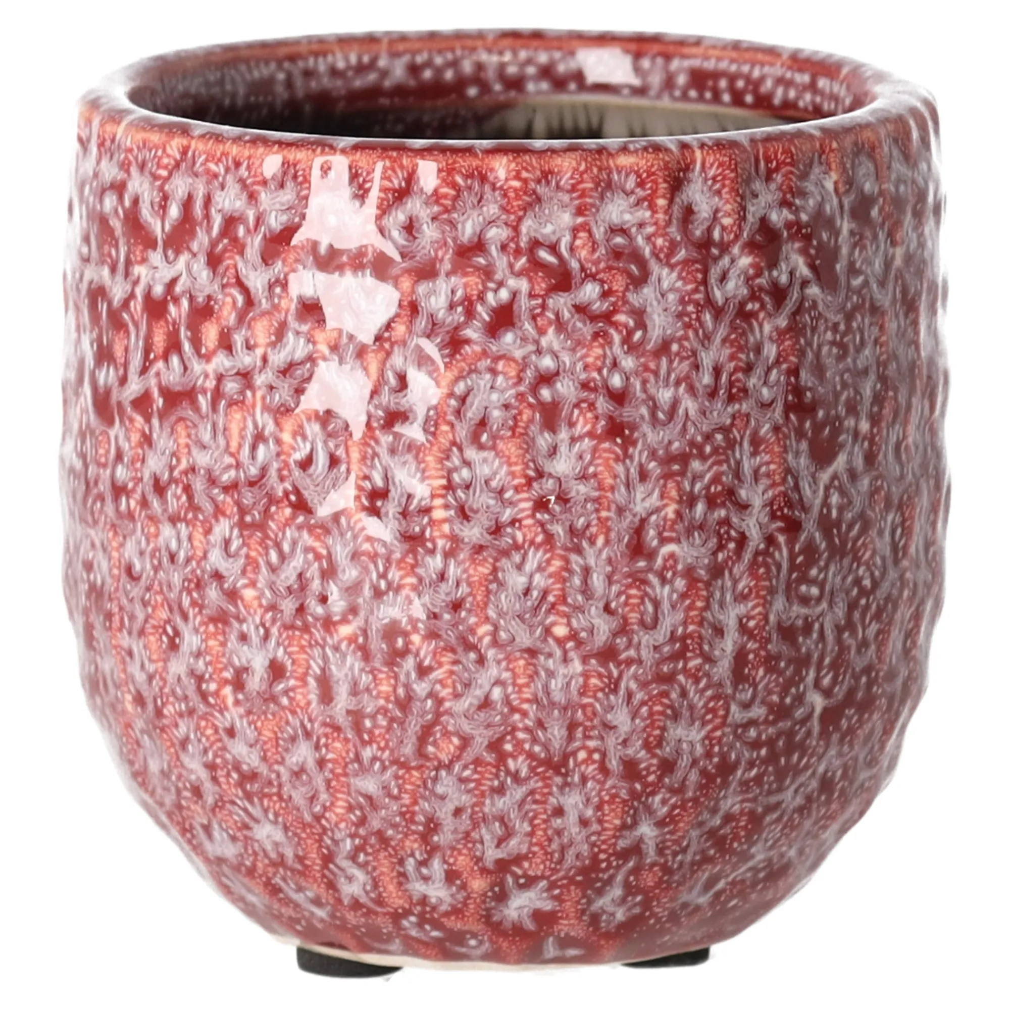 Natural Collections Vazen En Potten>Pot keramiek roze 8 x 8 cm