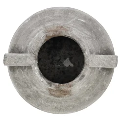 Vazen En Potten>Pot kruik met oren 19 x 16 cm rustiek