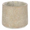 Vazen En Potten>Pot ribbel 17 cm cement