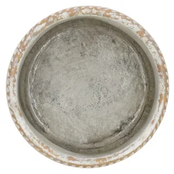 Vazen En Potten>Pot ribbel 17 cm cement