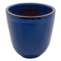 O'malley Tuindecoratie>Pot scafa 22 cm glazed blauw