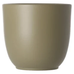 Mica Decorations Vazen En Potten>Pot Tusca rond groen 11 x 12 cm