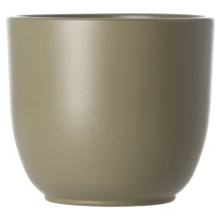 Mica Decorations Vazen En Potten>Pot Tusca rond groen 9 x 10 cm