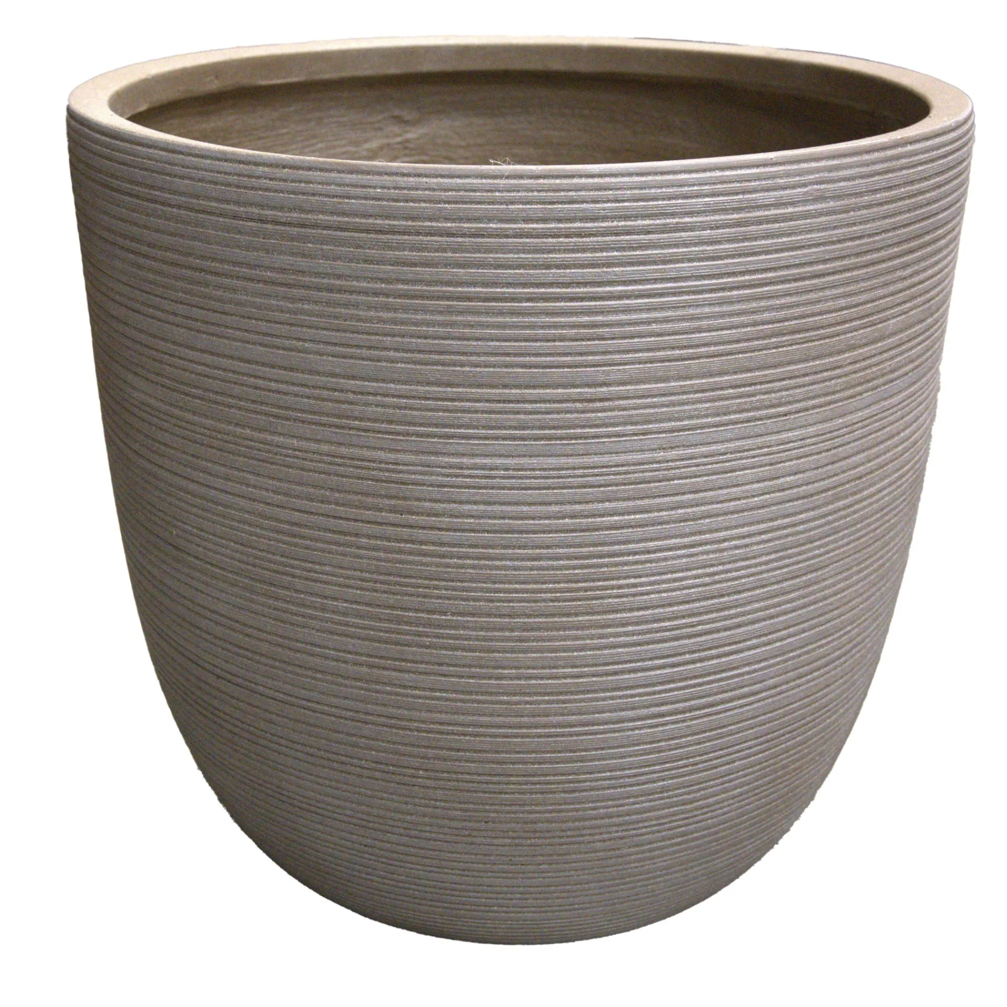 Mega Collections Tuindecoratie>Pot Utah Cubihi taupe wash 51 cm