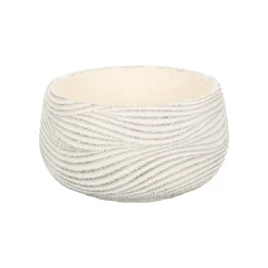 Vazen En Potten>Pot wave 13 x 10 cm cement