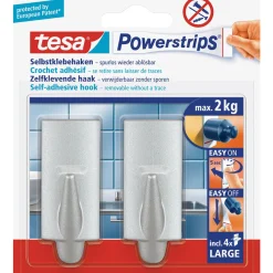 Tesa Bouw>Powerstrips haak L trend chroom