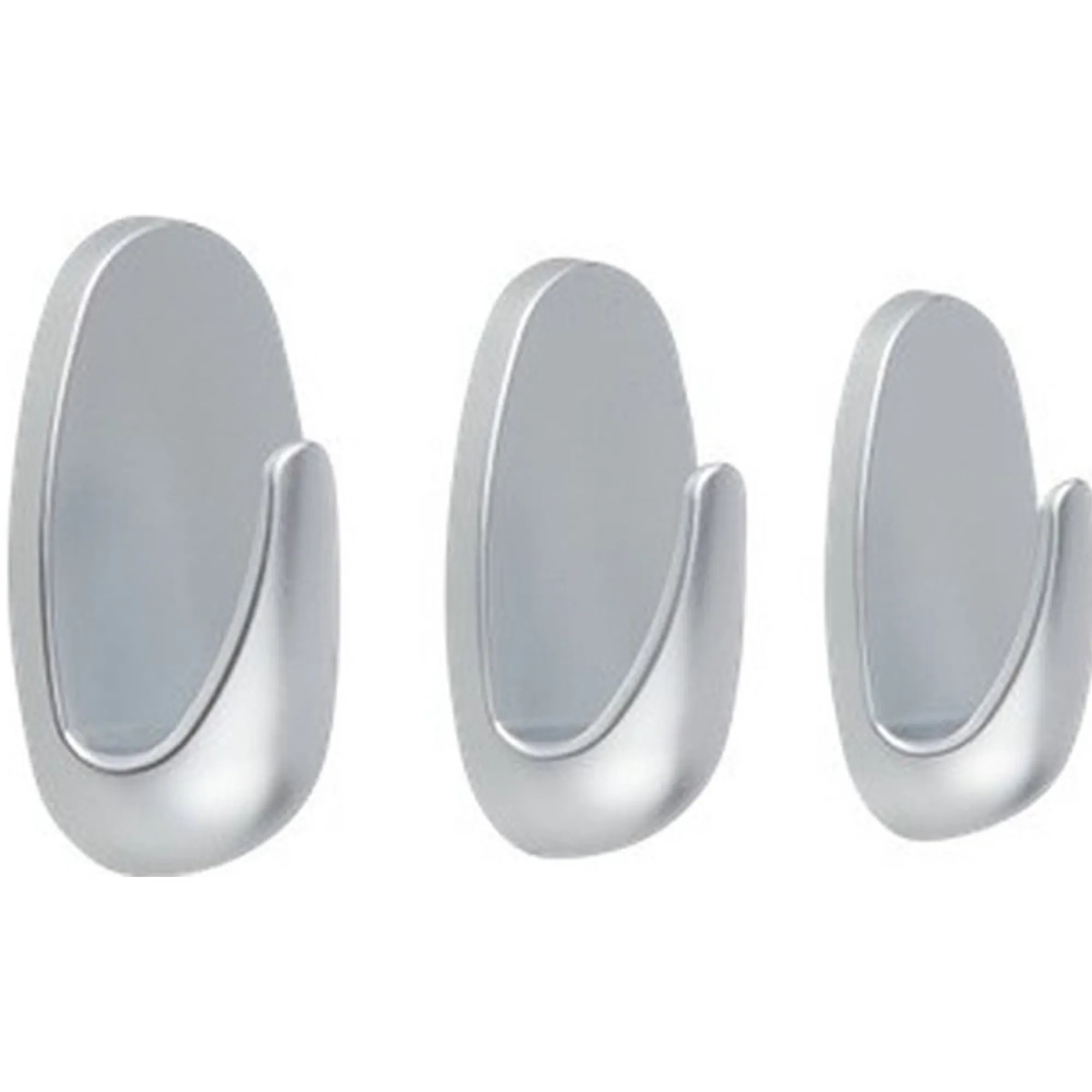 Tesa Bouw>Powerstrips haak S ovaal mat chrome