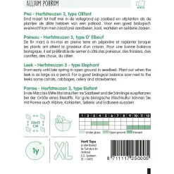 Horti Tops Moestuin>Prei Herfstreuzen 3, type Olifant, zaad