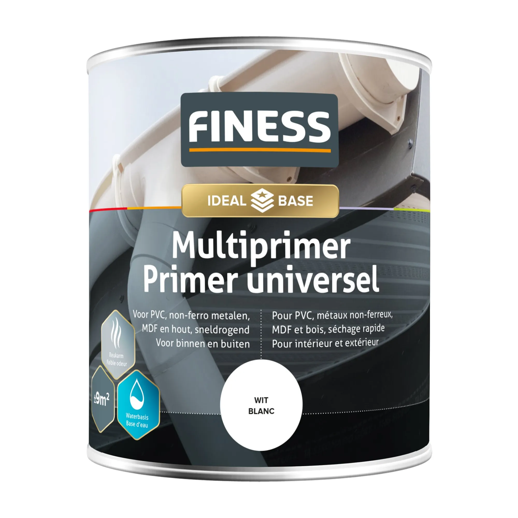 Finess Muurverf>Primer multi wit 750ml