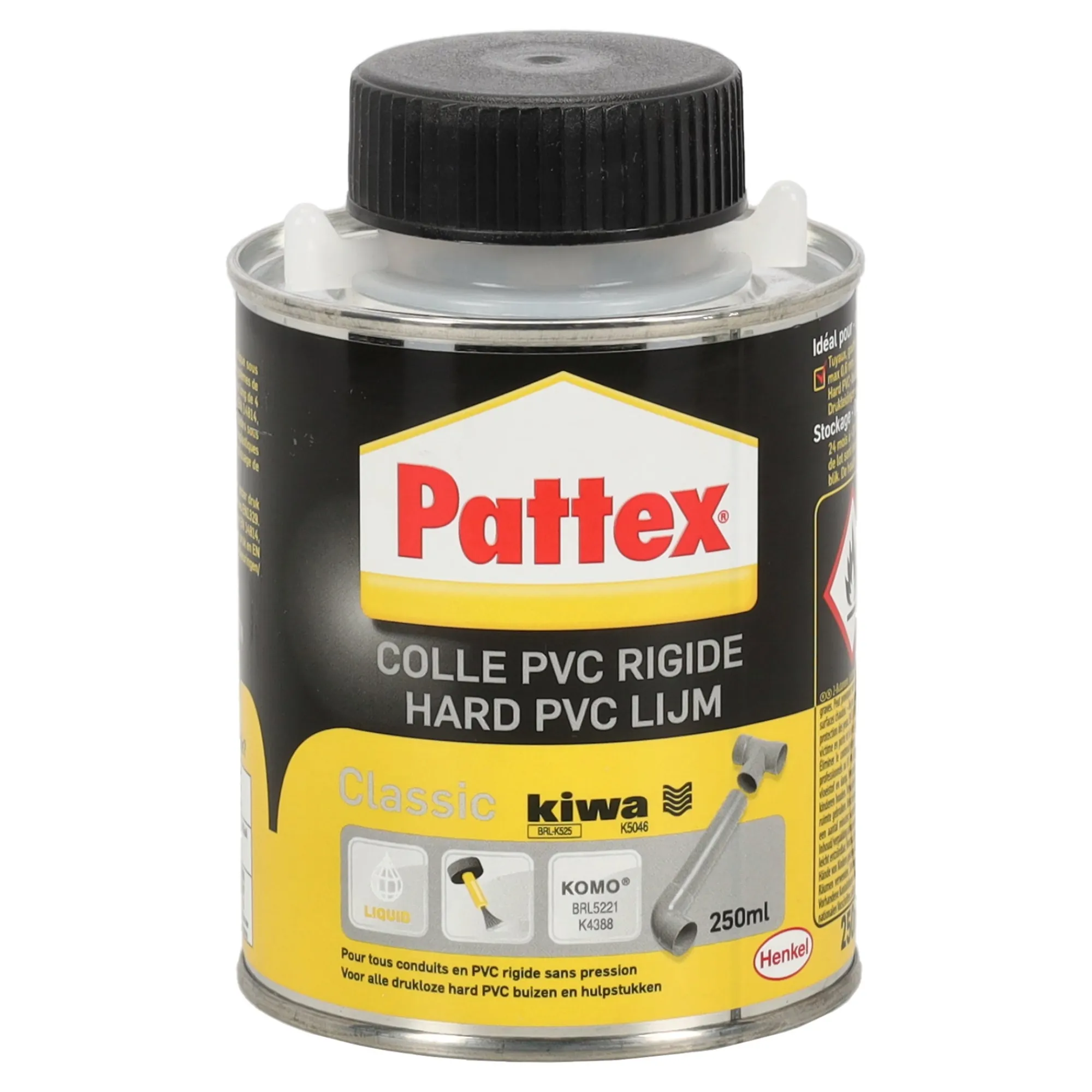 Pattex Handgereedschap>PVC lijm 250ml classic