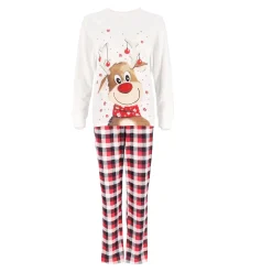 Kerstkleding>Pyjama rendier unisex S-M