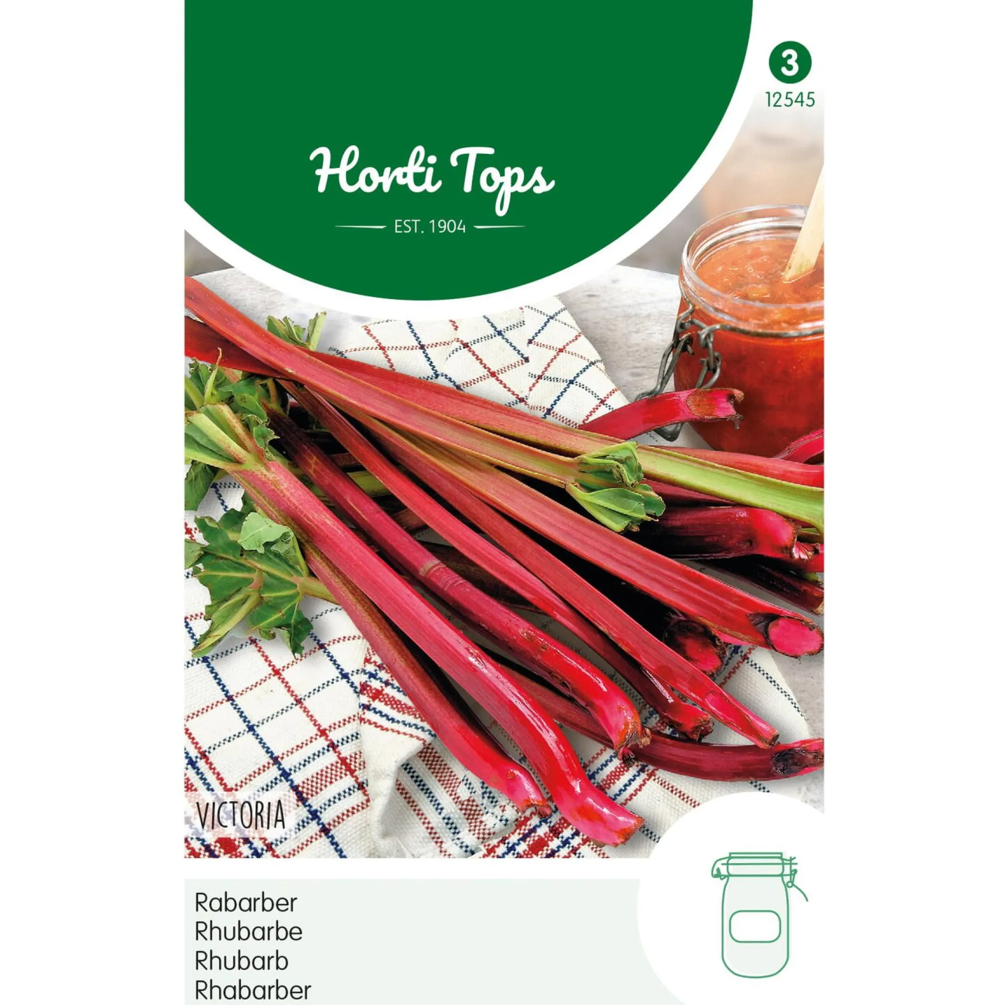 Horti Tops Moestuin>Rabarber Victoria zaad