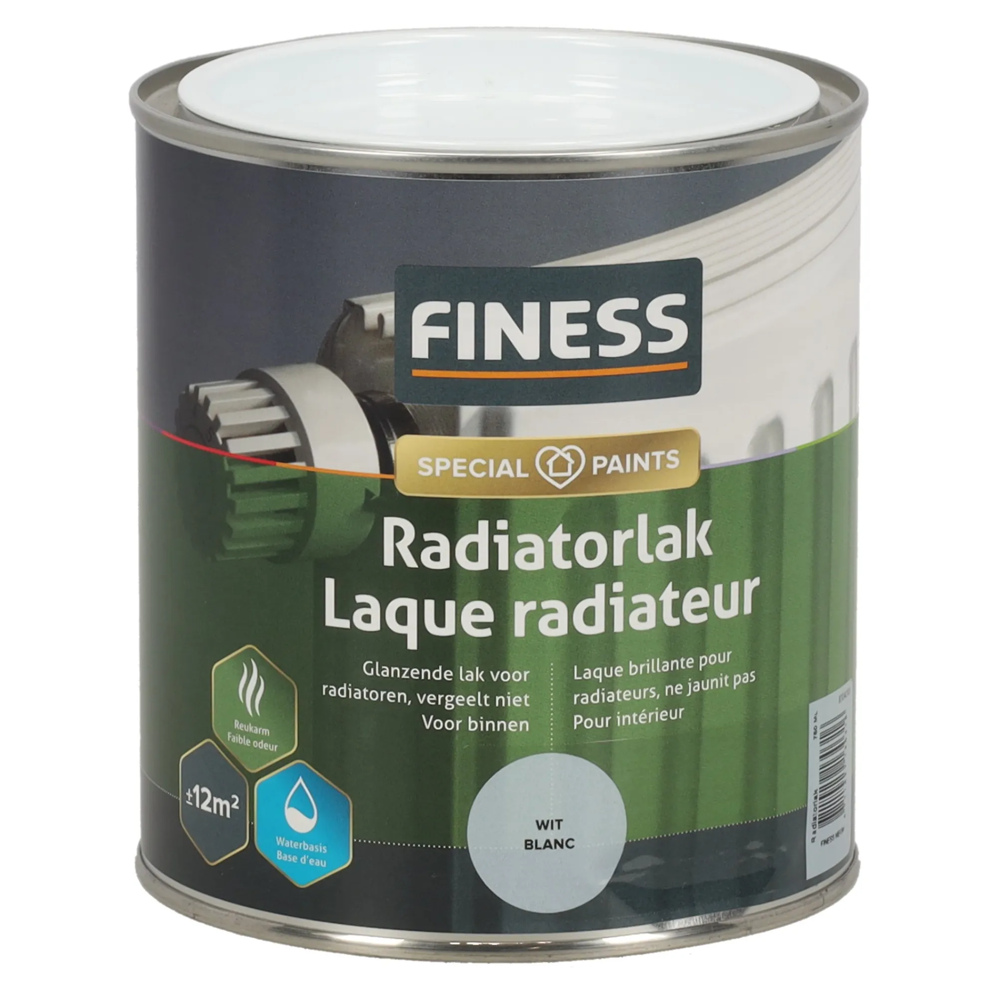 Finess Lakken>Radiatorlak wit 1410 750ml