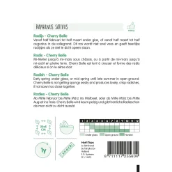 Horti Tops Moestuin>Radijs cherry belle zaad