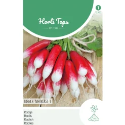 Horti Tops Moestuin>Radijs french breakfast 3 zaad