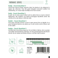Horti Tops Moestuin>Radijs french breakfast 3 zaad