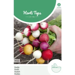 Horti Tops Moestuin>Radijs ronde gemengd, zaad