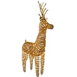 O'malley Kerstdecoratie|Kerstverlichting>Rendier 360 LED classic gold