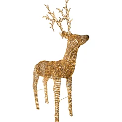 O'malley Kerstdecoratie|Kerstverlichting>Rendier 1320 LED classic gold