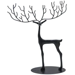 O'malley Kerstdecoratie>Rendier 39cm zwart