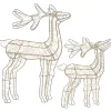 O'malley Kerstdecoratie|Kerstverlichting>Rendierduo 260 LED warm wit