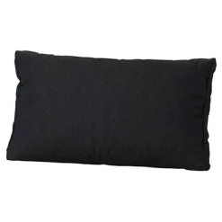 Madison Tuinkussens>Rib black F115 loungek 60x40 rug