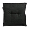 Madison Tuinkussens>Rib black hocker 50x50