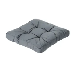 Madison Tuinkussens>Rib grey F293 loungek 60x60 zit