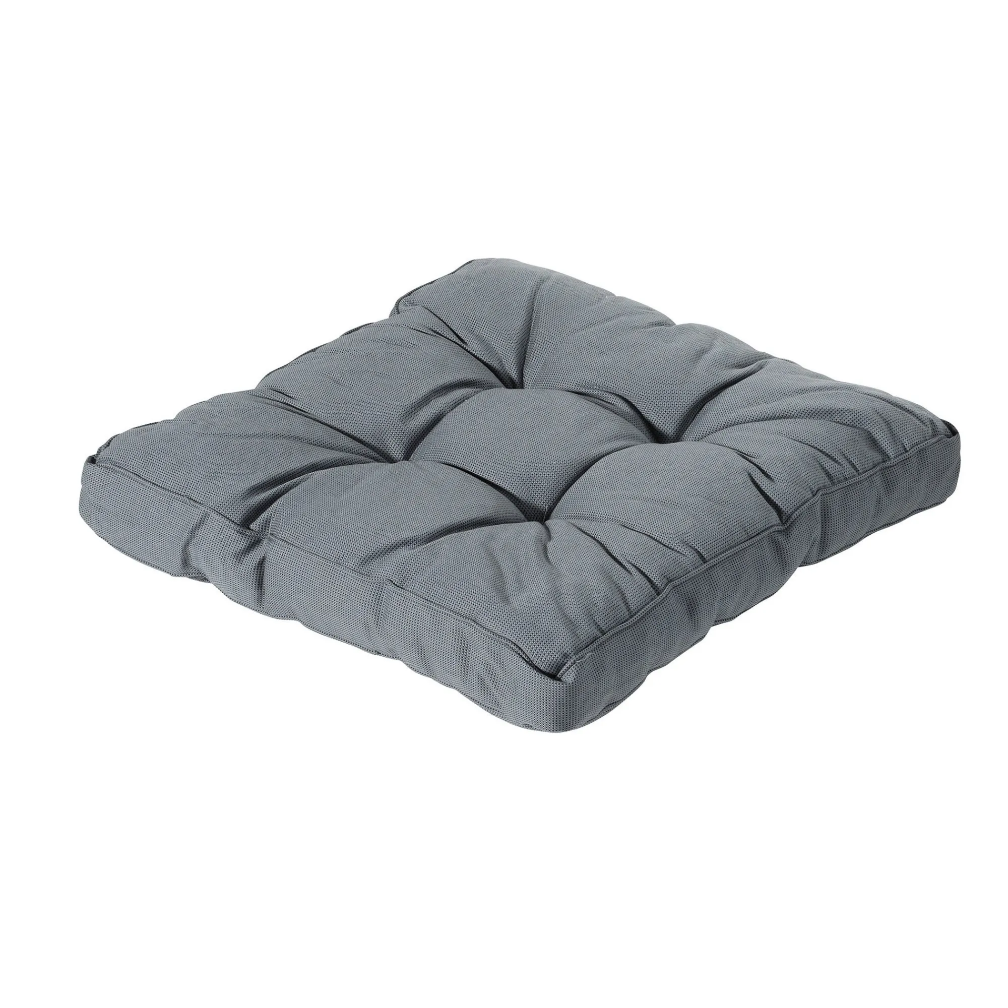 Madison Tuinkussens>Rib grey F293 loungek 60x60 zit