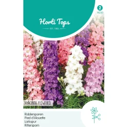 Horti Tops Moestuin>Ridderspoor Hyacinthbloemig Mix