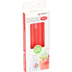 Alpina Koken & Tafelen>Rietjes+borstel 4+1