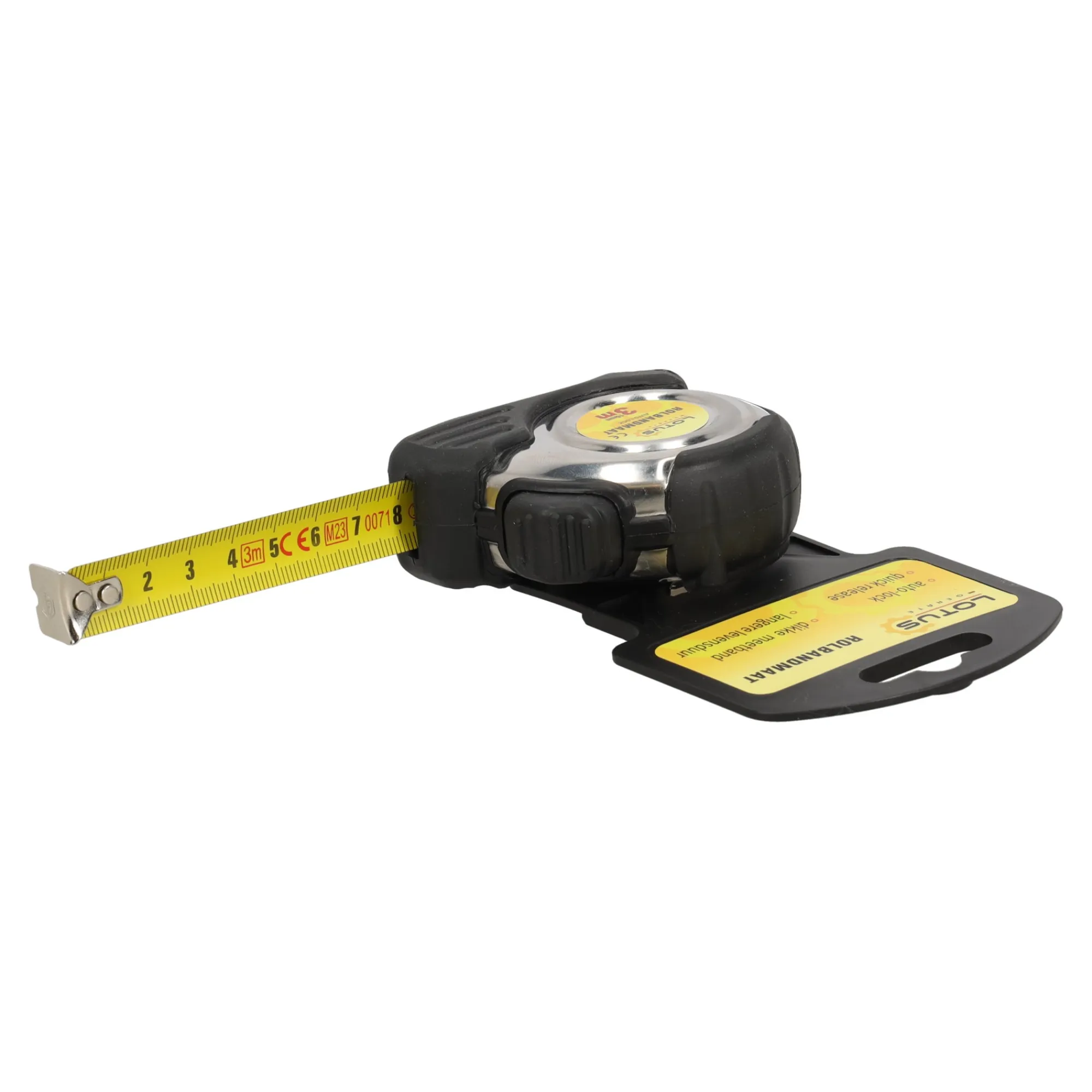 Lotus Handgereedschap>Rolbandmaat auto-lock 3 m - 16 mm RVS