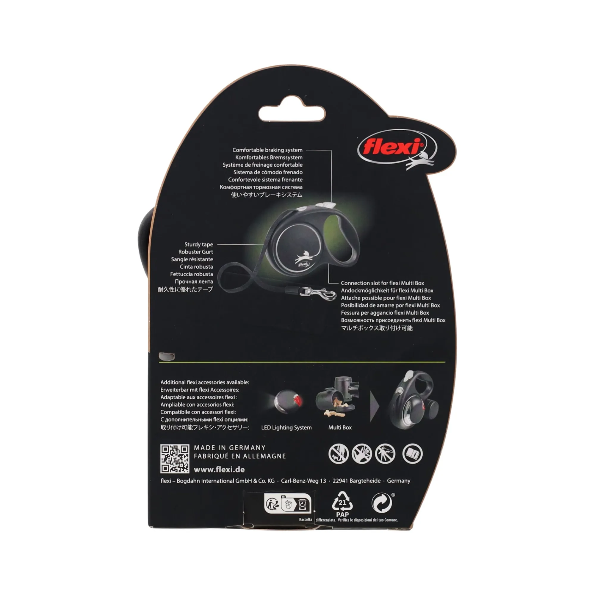 Flexi Hondenriem>Rollijn black dsgn tape M 5M groen