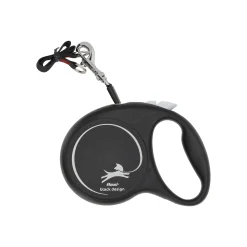 Flexi Hondenriem>Rollijn black dsgn tape M 5M zwart