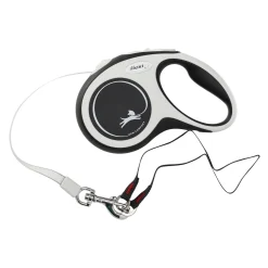 Flexi Hondenriem>Rollijn comfort tape S 5M zwart