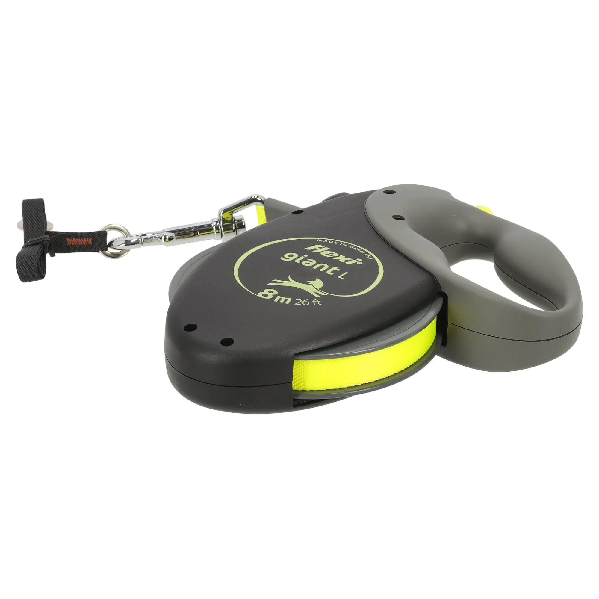 Flexi Hondenriem>Rollijn tape L 8m gigant neon