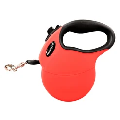 Friendly Pet Hondenriem>Rollijn tape S 4M rood