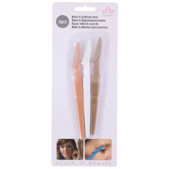 Touch Of Beauty Badkameraccessoires>Scheermes wenkbrauw 3st