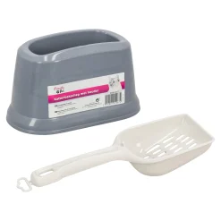 Friendly Pet Kattenbak>Schep kattenbak + houder 21,5x12x28cm FP