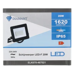 Diamant Bouwlampen>Schijnwerper LED-F 20W