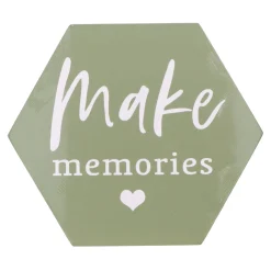 O'malley Woondecoratie>Schilderij hexagon met print E 24 x 28 cm - diverse ...