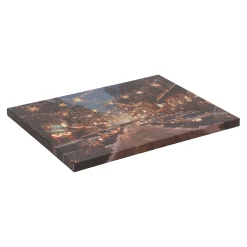 O'malley Kerstdecoratie>Schilderij Straatverlichting LED 40 x 30 cm