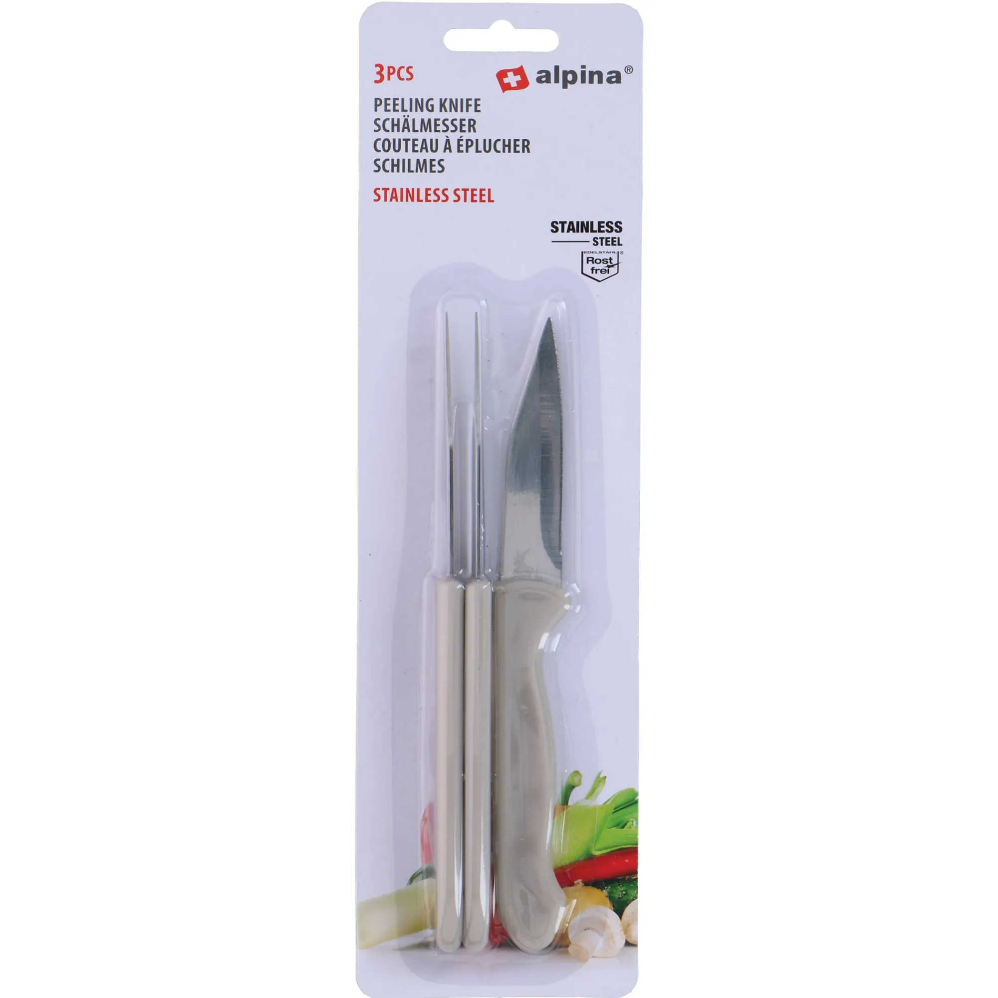 Alpina Koken & Tafelen>Schilmes 18cm RVS 3st