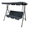 Bois le Duc Tuinbanken>Schommelbank Seborga Antraciet